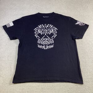 We The People Holsters T-Shirt Black Gun Skull American Flag Patriotic‎ USA XL